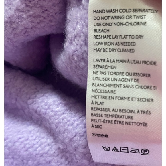 Anthropologie Simone Sweater in Lavender NWT Size XS - Picture 6 of 14